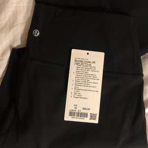 Lululemon Wonderunder size 10 - Black NWOT